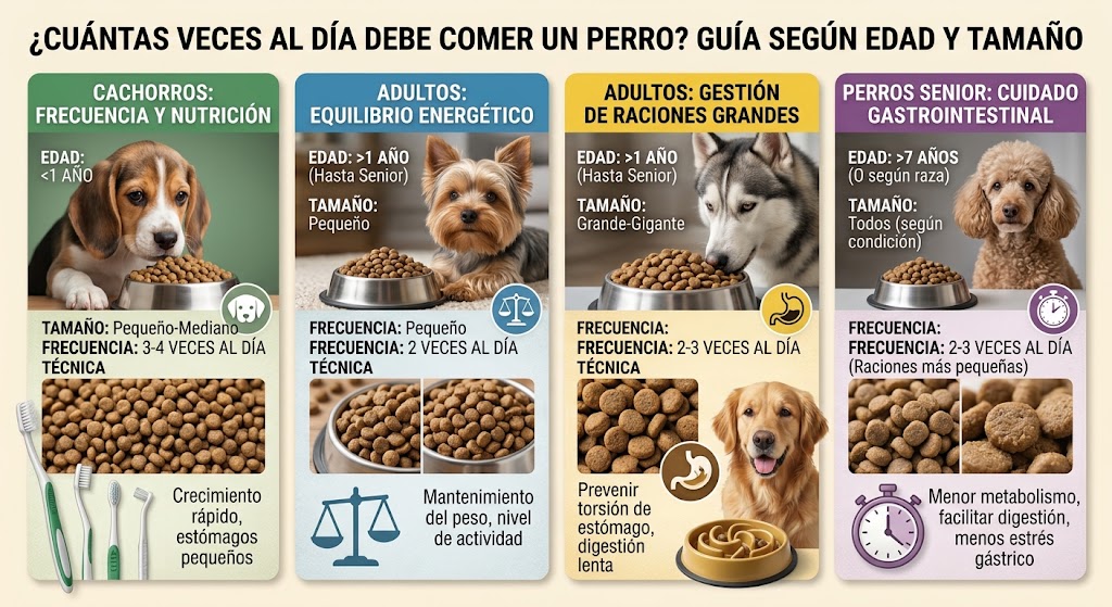 ¿Dos comidas al día alcanzan? Cómo organizar la alimentación de tu perro