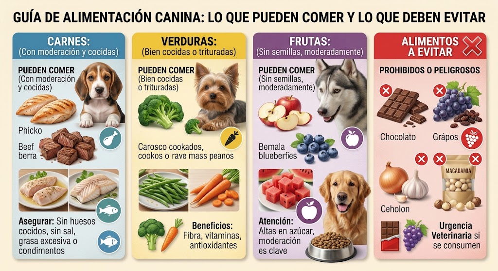 Lo que le podés dar a tu perro de la mesa (y lo que jamás debería probar)